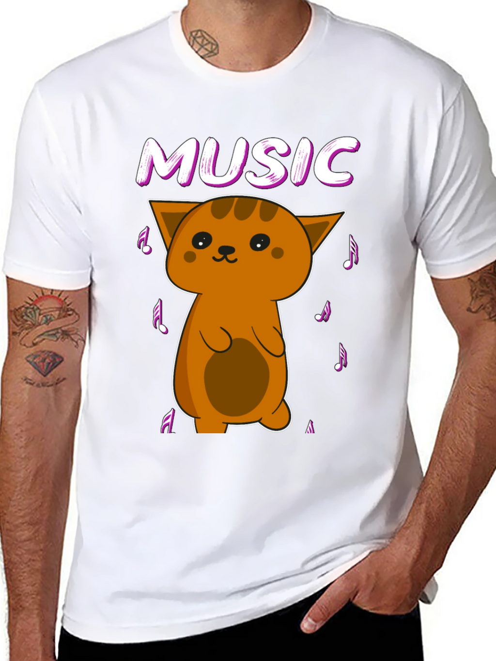 Music Cat T-Shirt