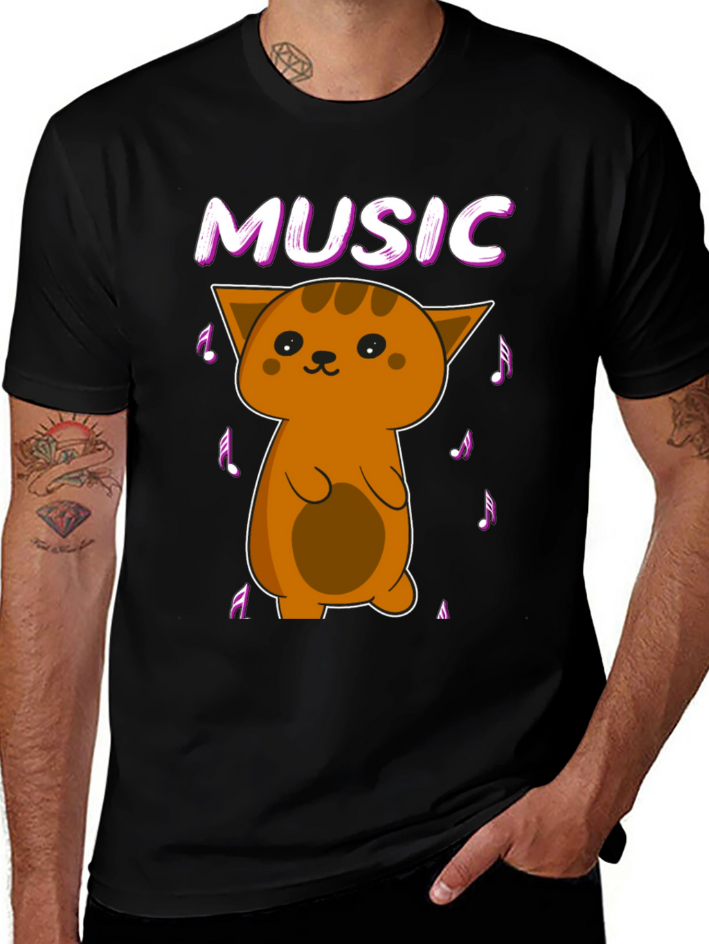 Music Cat T-Shirt