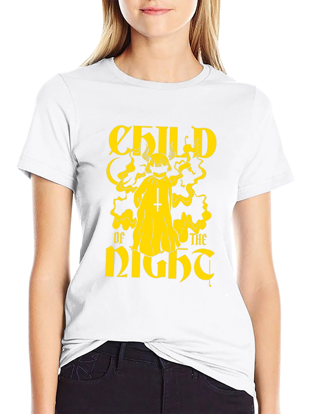 Child of the Night Graphic Tee - Black