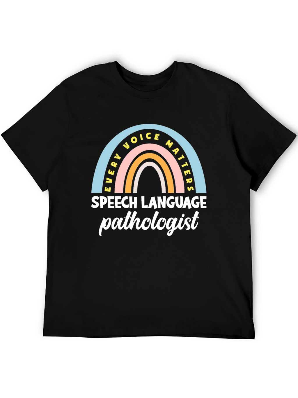 Speech Language Pathologist Rainbow T-Shirt