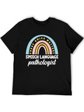 Speech Language Pathologist Rainbow T-Shirt