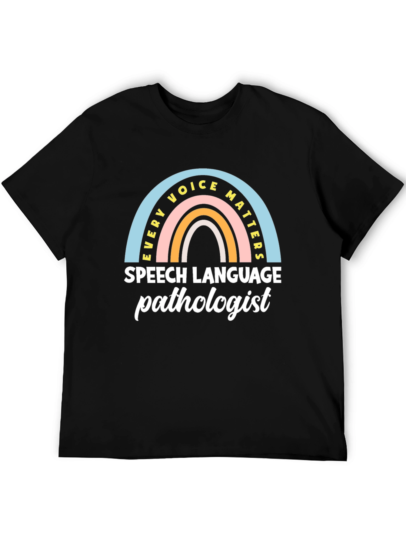 Speech Language Pathologist Rainbow T-Shirt