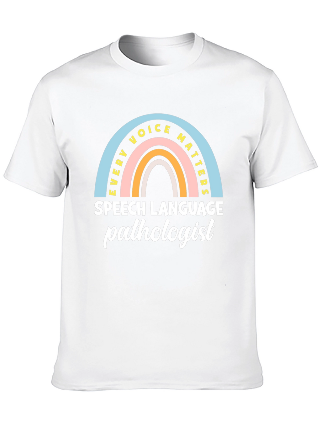 Speech Language Pathologist Rainbow T-Shirt
