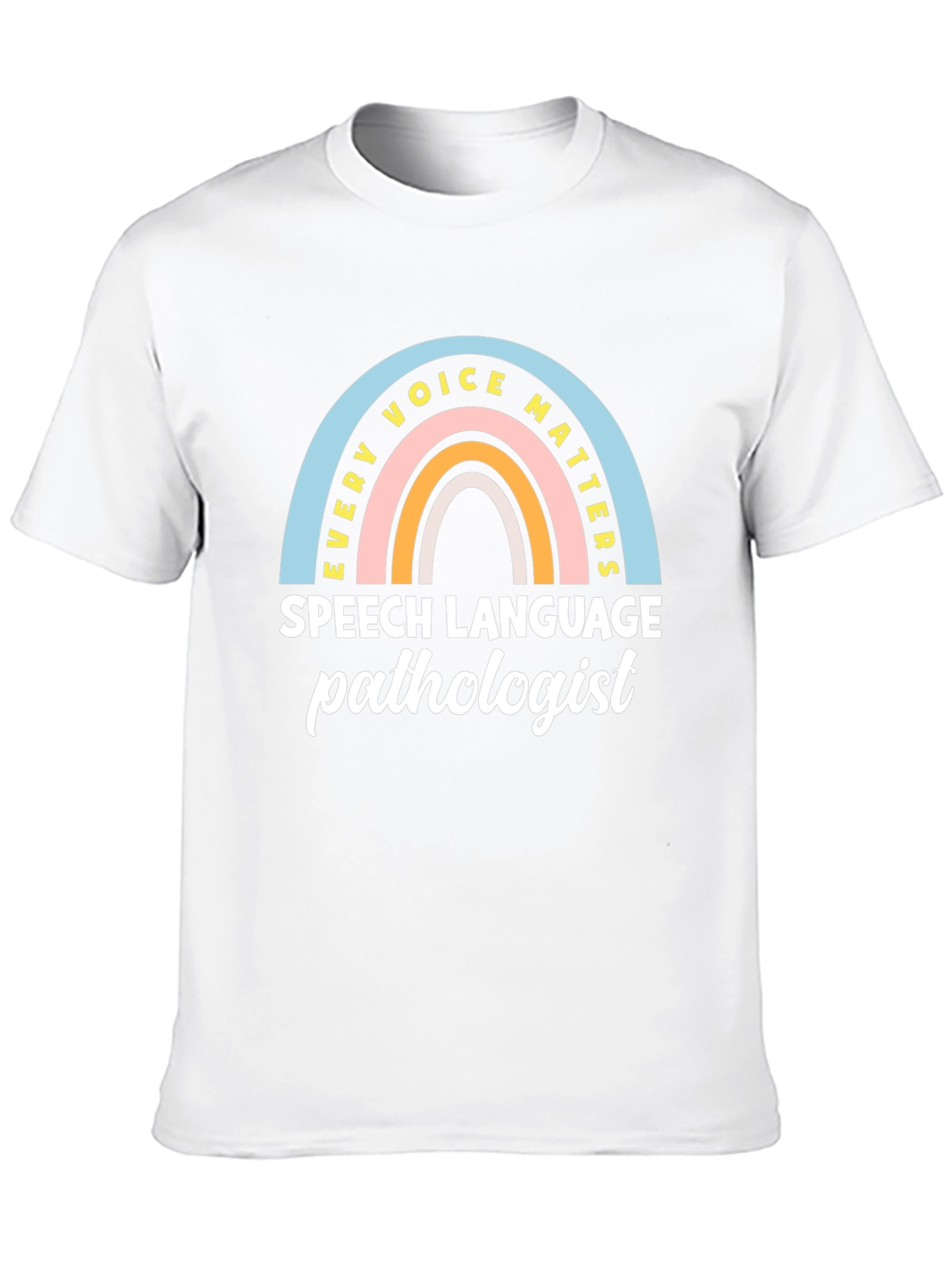 Speech Language Pathologist Rainbow T-Shirt