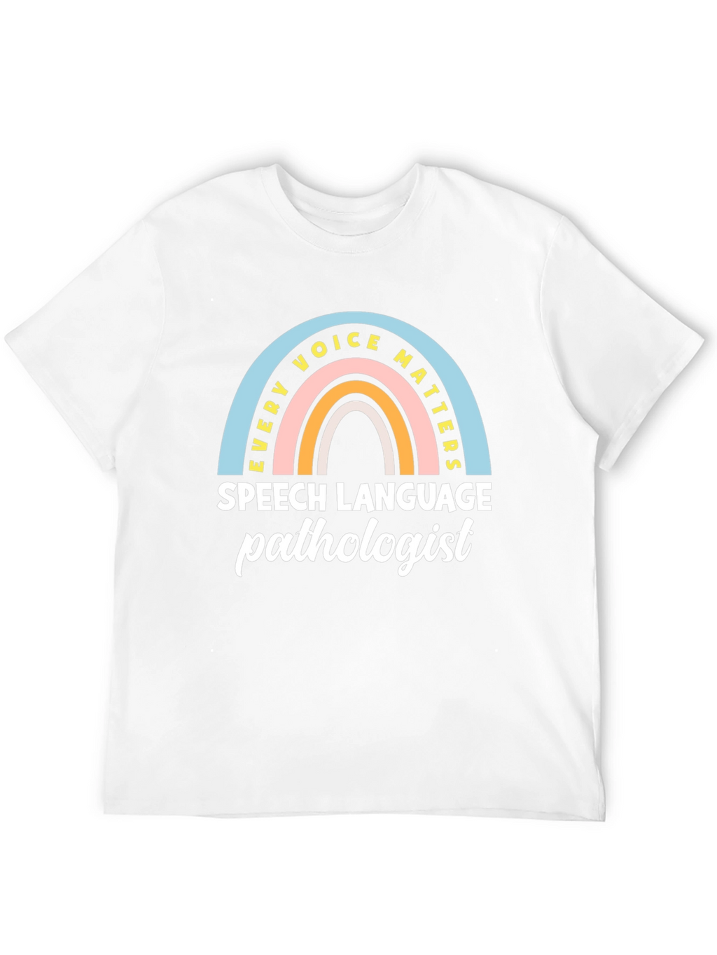 Speech Language Pathologist Rainbow T-Shirt