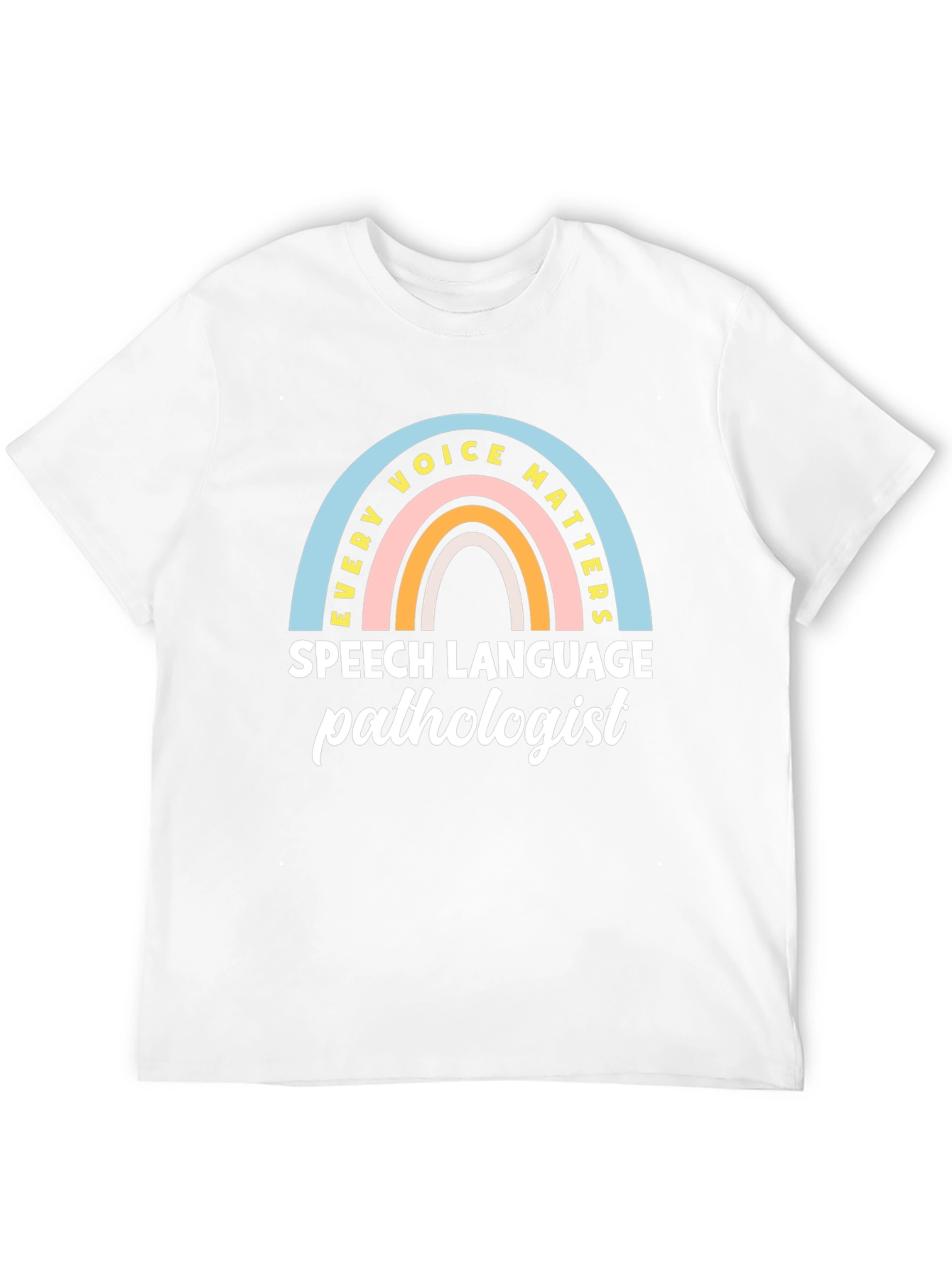 Speech Language Pathologist Rainbow T-Shirt