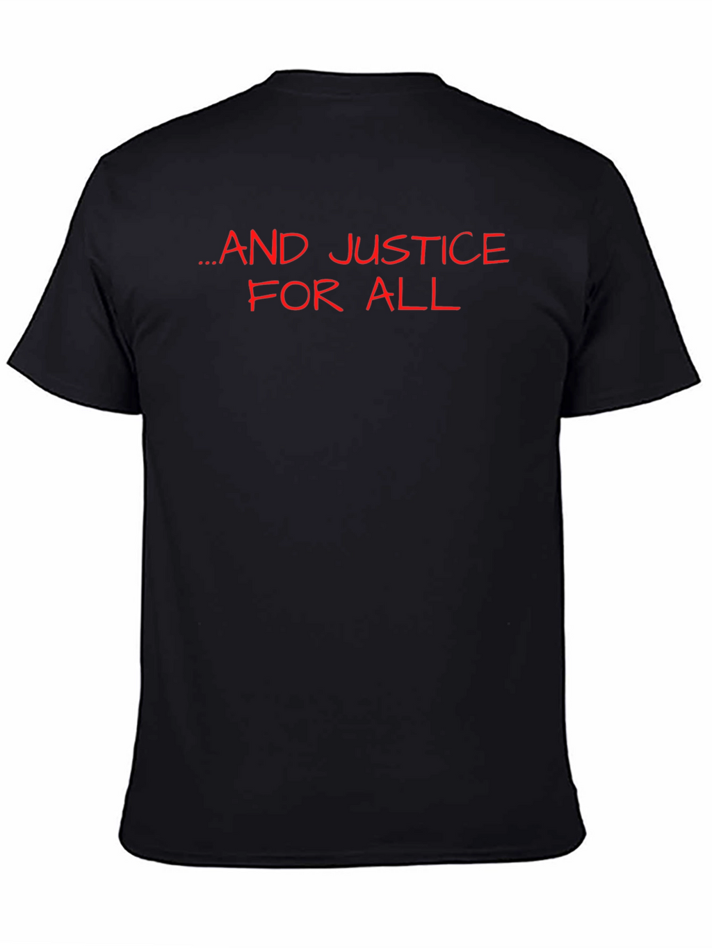 ...And Justice for All Black Graphic Tee