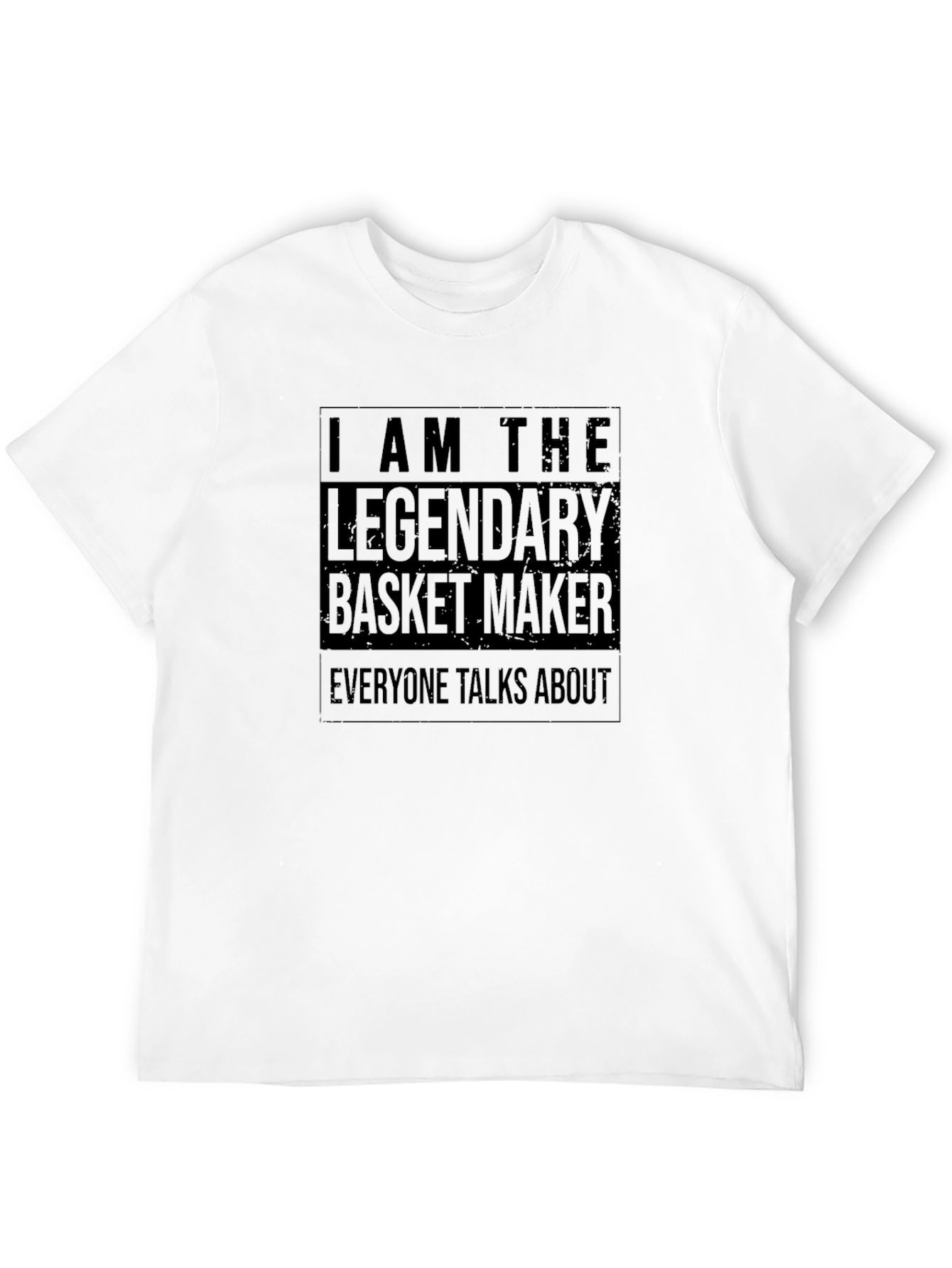 Legendary Basket Maker T-Shirt - Black Graphic Tee