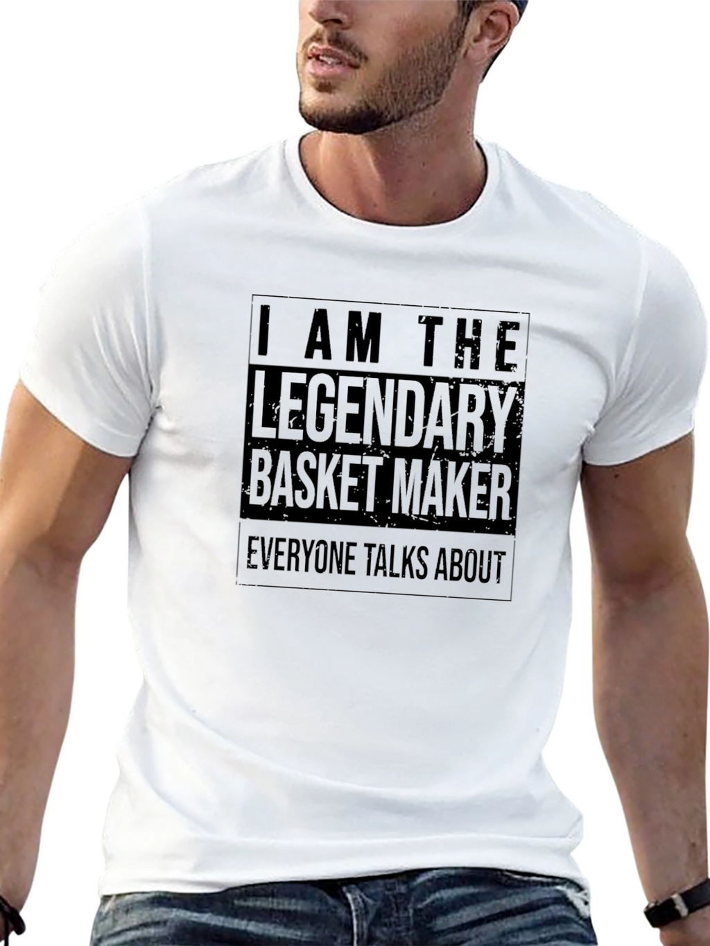Legendary Basket Maker T-Shirt - Black Graphic Tee