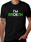 Im Broken Graphic T-Shirt - Soft Black Tee