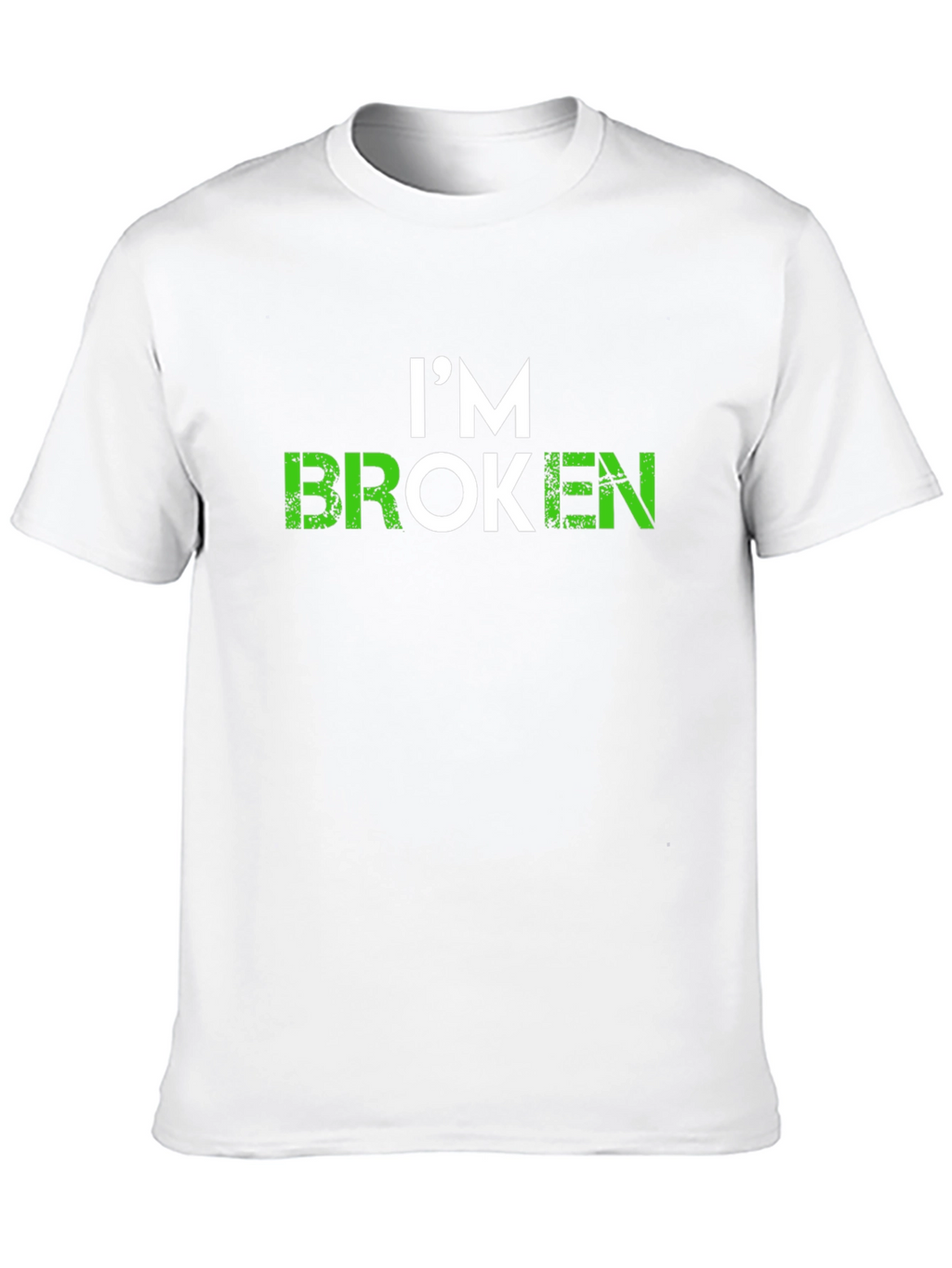 Im Broken Graphic T-Shirt - Soft Black Tee