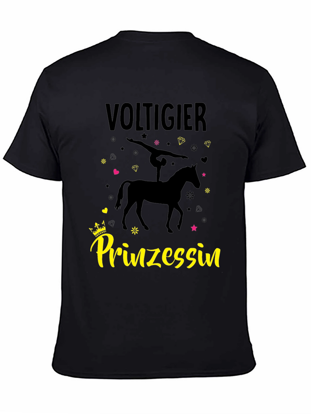 Voltigier Prinzessin T-Shirt Equestrian Vaulting