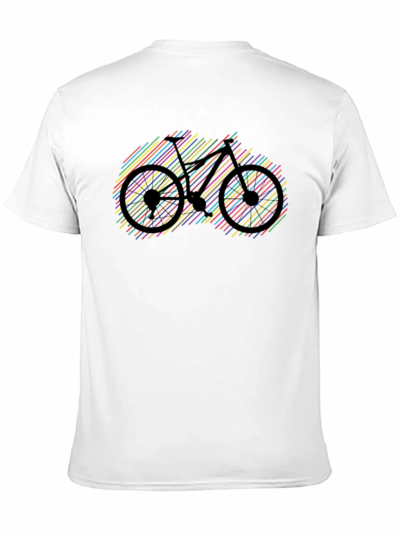 Colorful Bike Graphic T-Shirt
