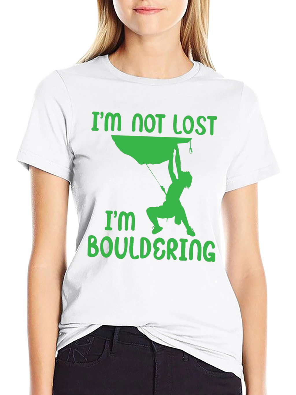 Bouldering T-Shirt - Climbers Tee - Im Not Lost