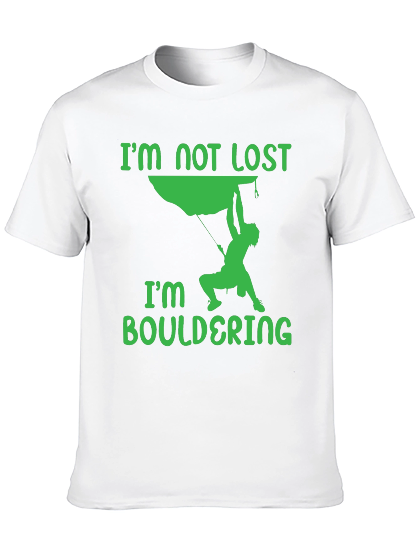 Bouldering T-Shirt - Climbers Tee - Im Not Lost