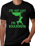 Bouldering T-Shirt - Climbers Tee - Im Not Lost