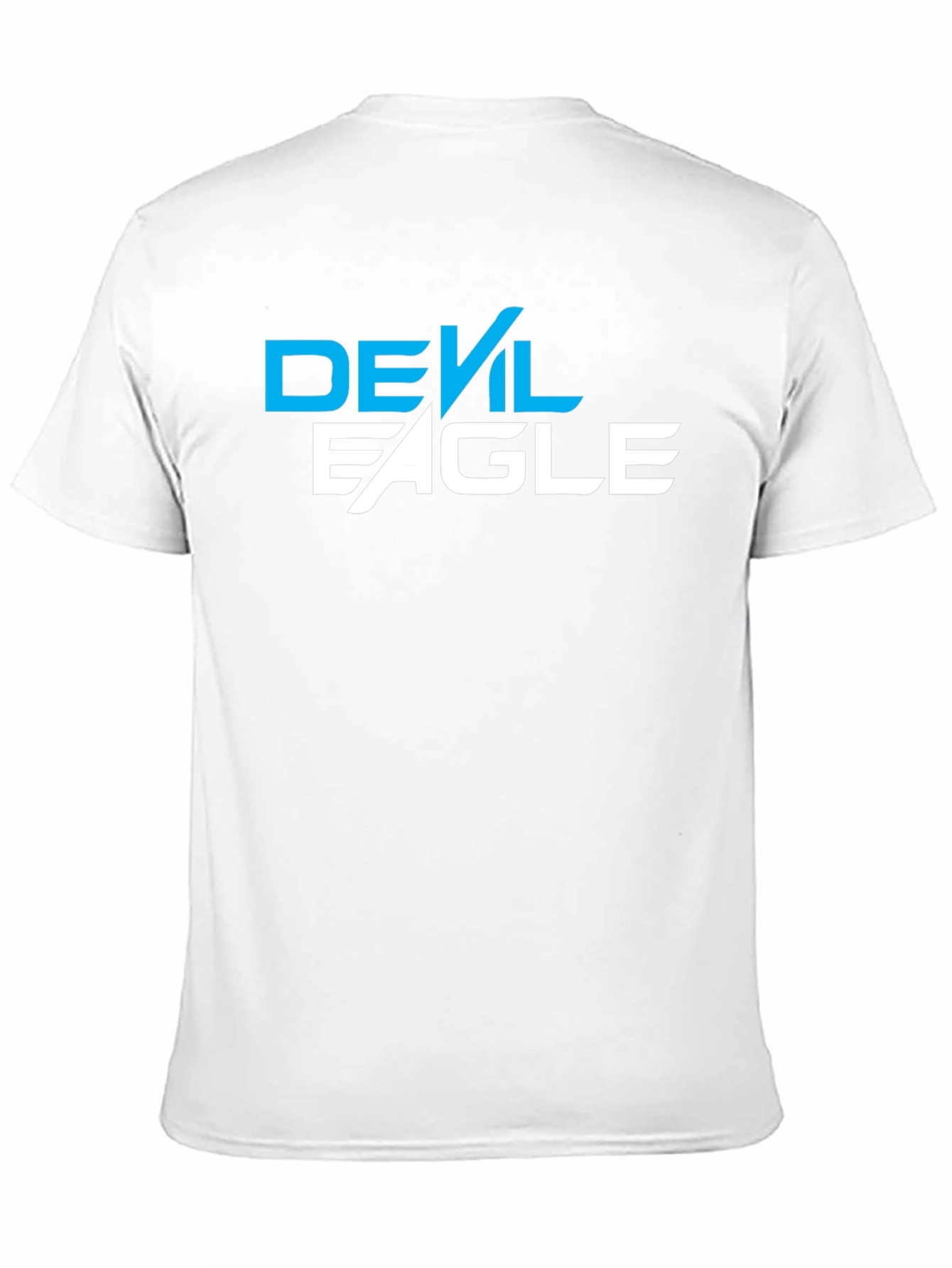 Devil Eagle Graphic Tee - Black Cotton Blend