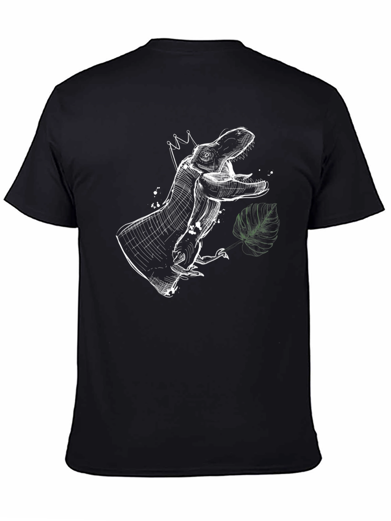 King Dinosaur Graphic Black Tee