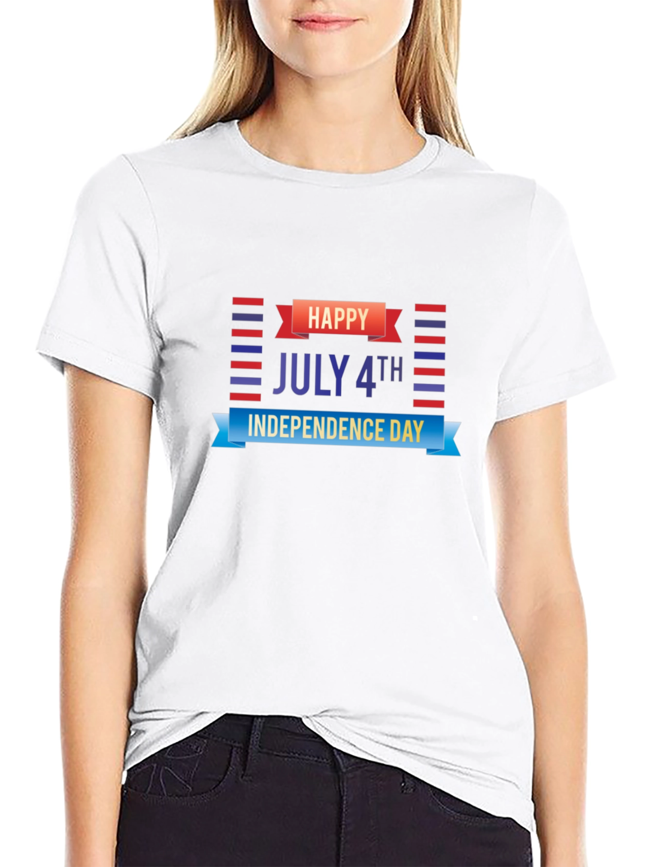 Happy 4th of July Independence Day Graphic Tee