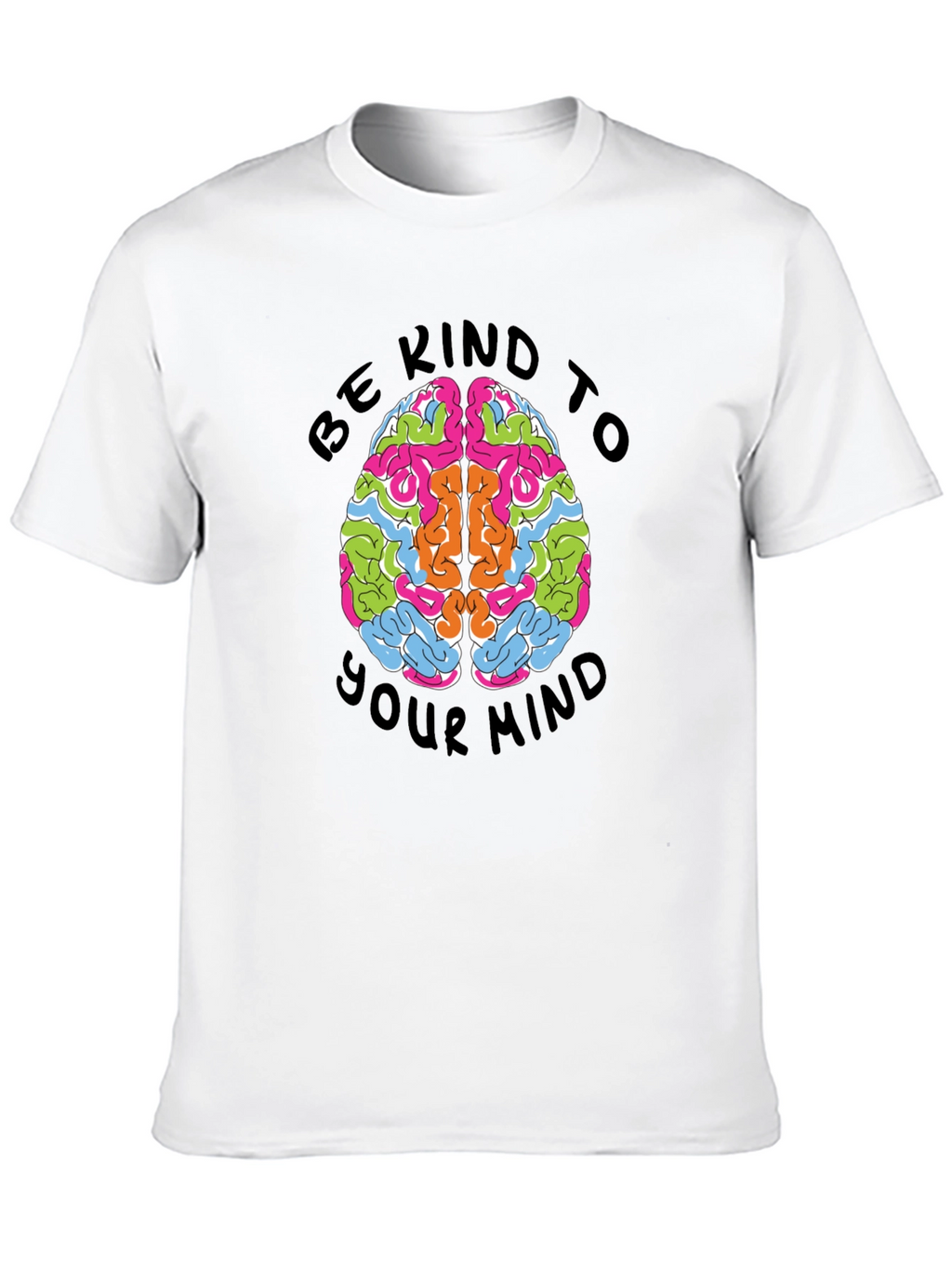 Kind Mind T-Shirt Brain Graphic Tee