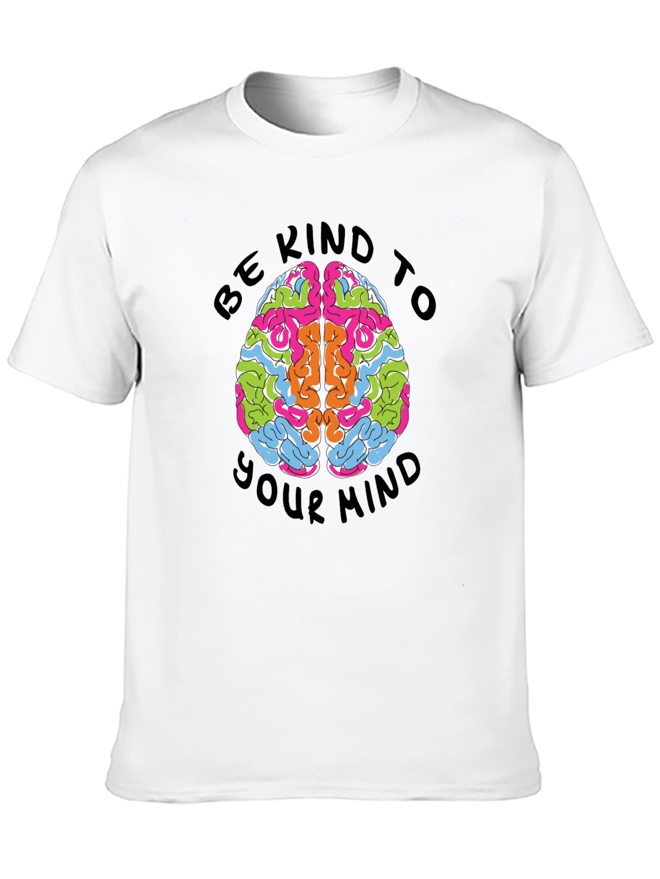 Kind Mind T-Shirt Brain Graphic Tee