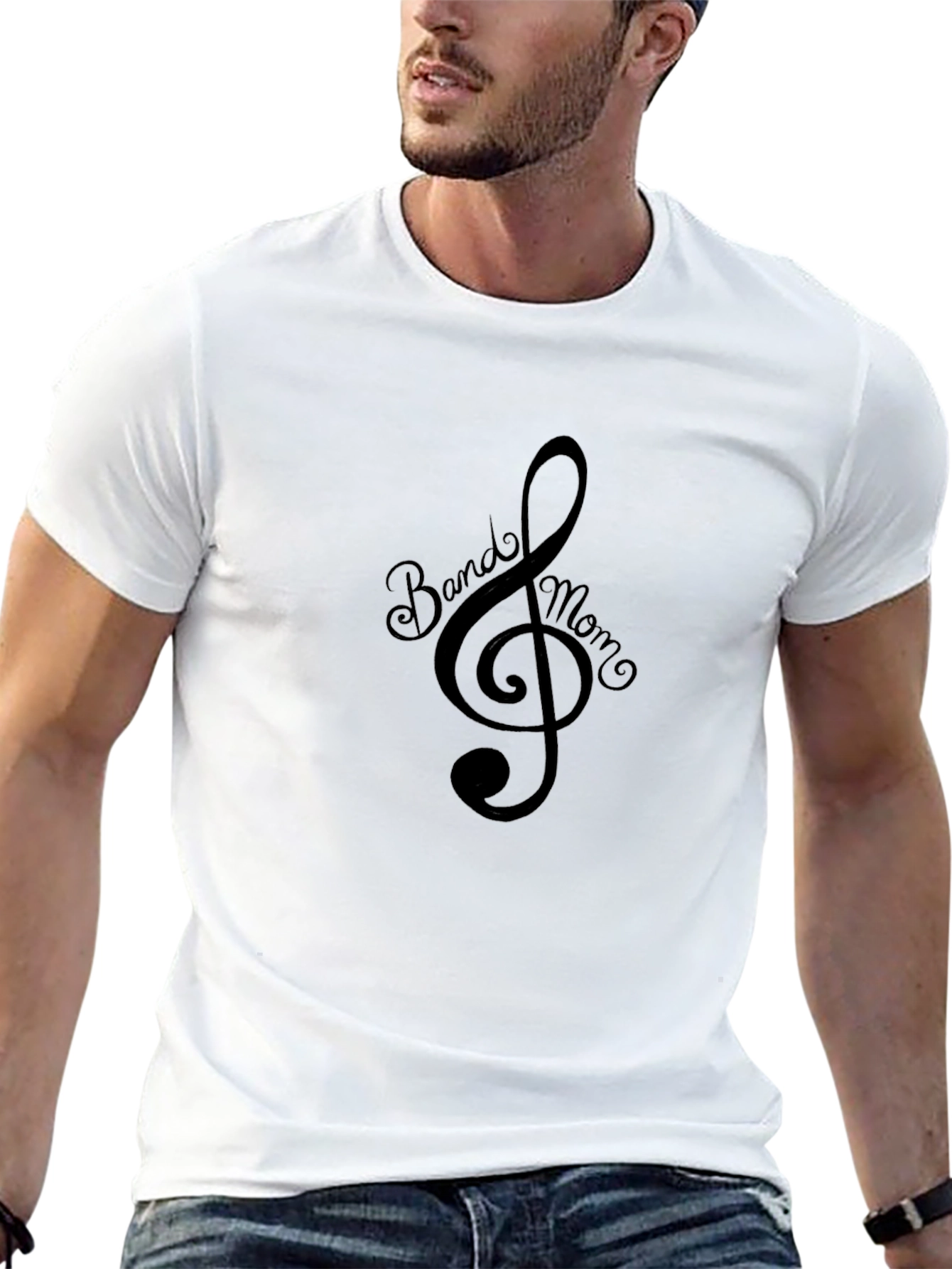 Band Mom Treble Clef Graphic Tee