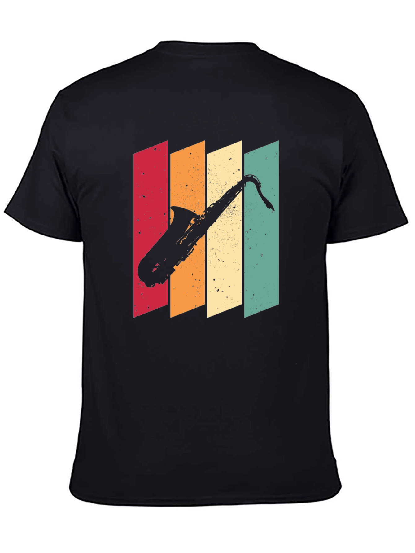 Retro Saxophone T-Shirt - Vintage Style Musical Tee