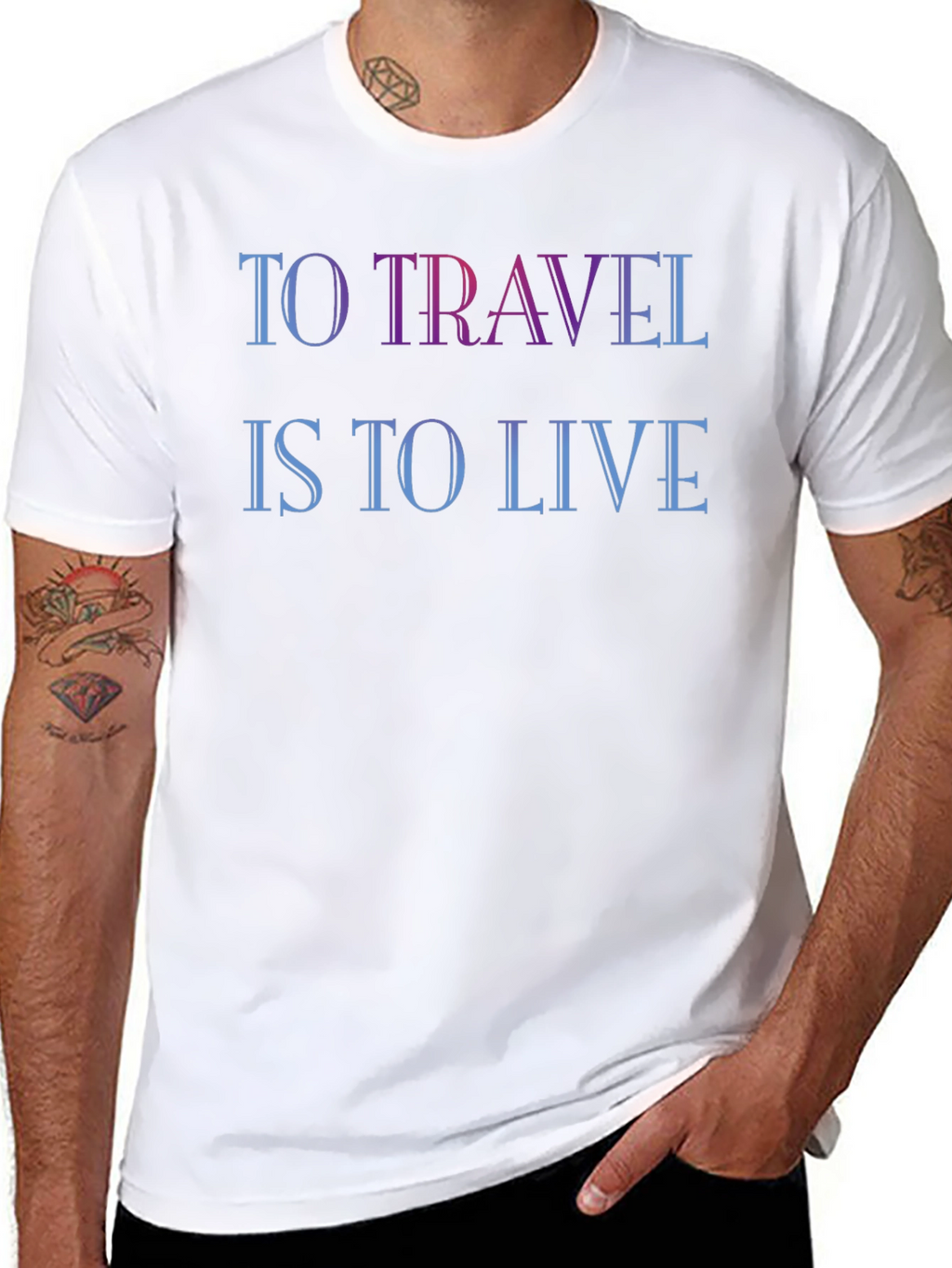 To Travel Is To Live Graphic T-Shirt