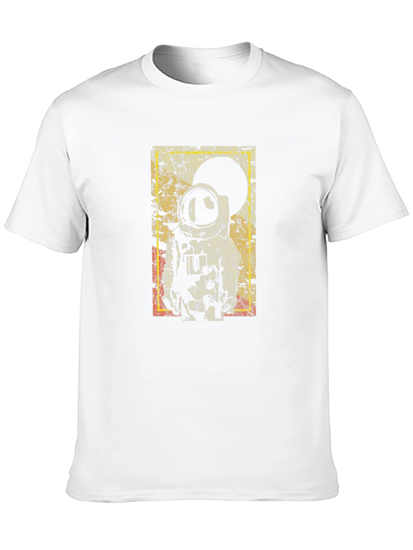 Retro Astronaut Graphic Black T-Shirt
