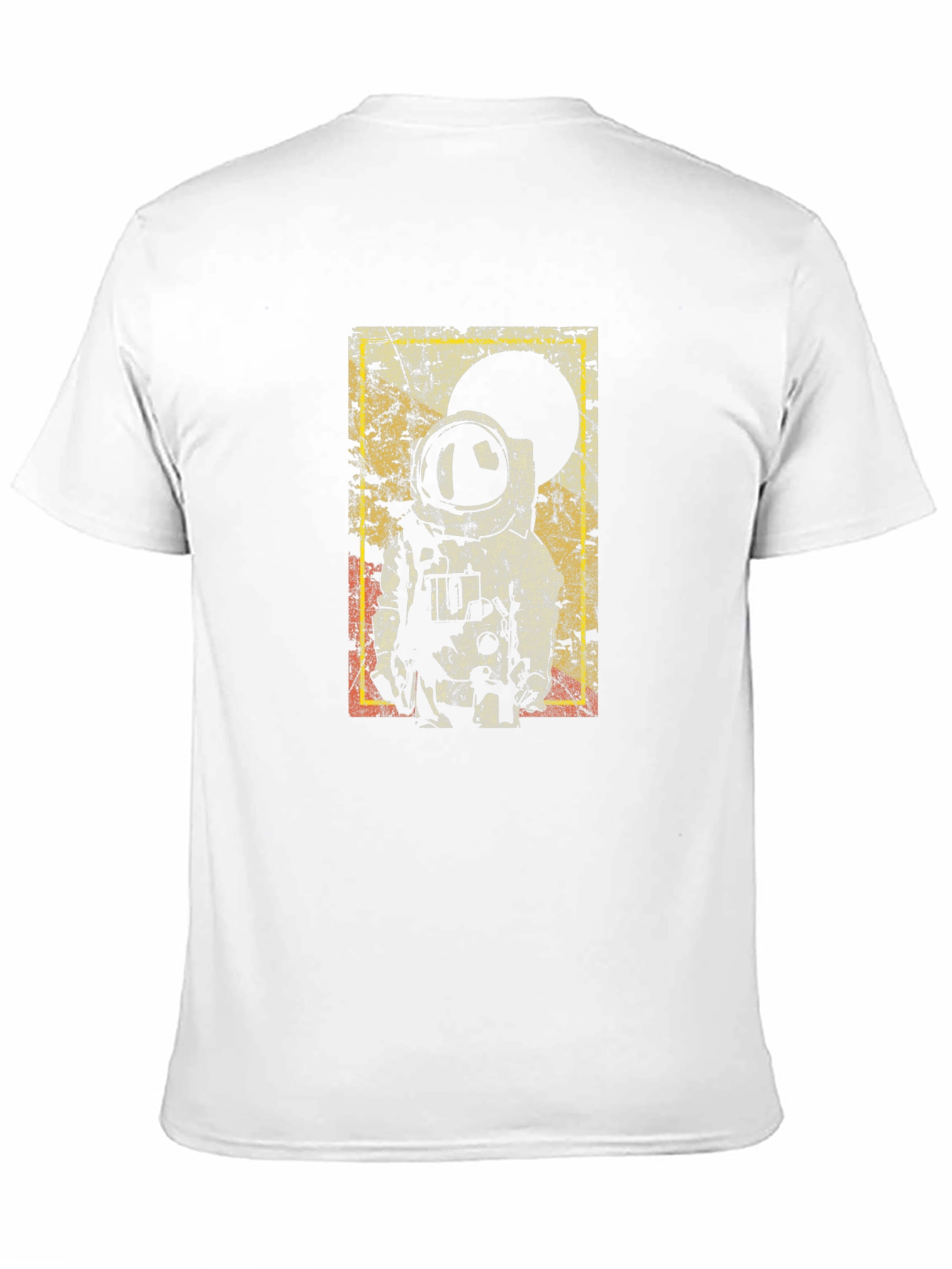Retro Astronaut Graphic Black T-Shirt