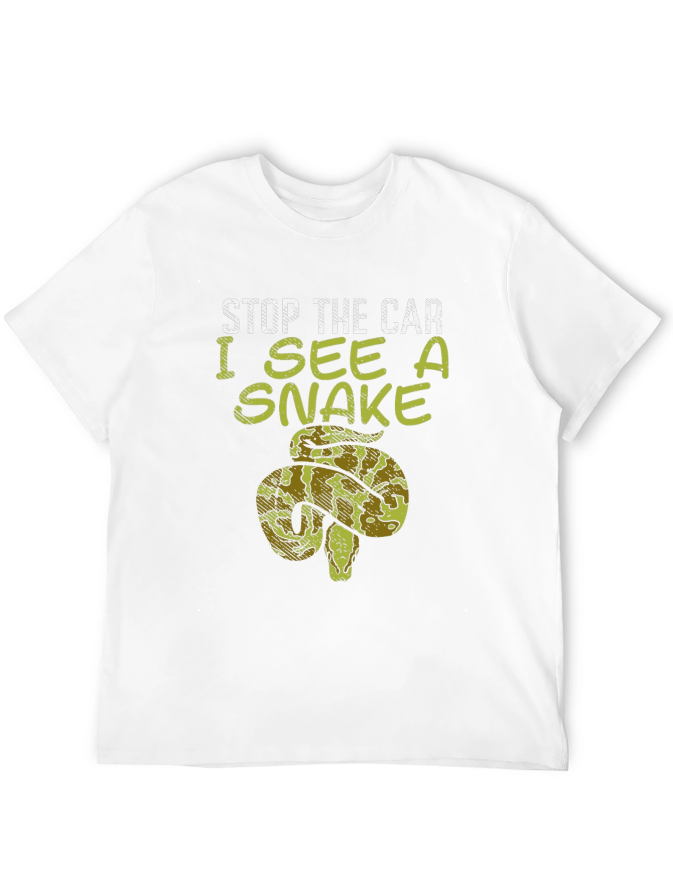 Stop The Car Snake T-Shirt Funny Graphic Tee