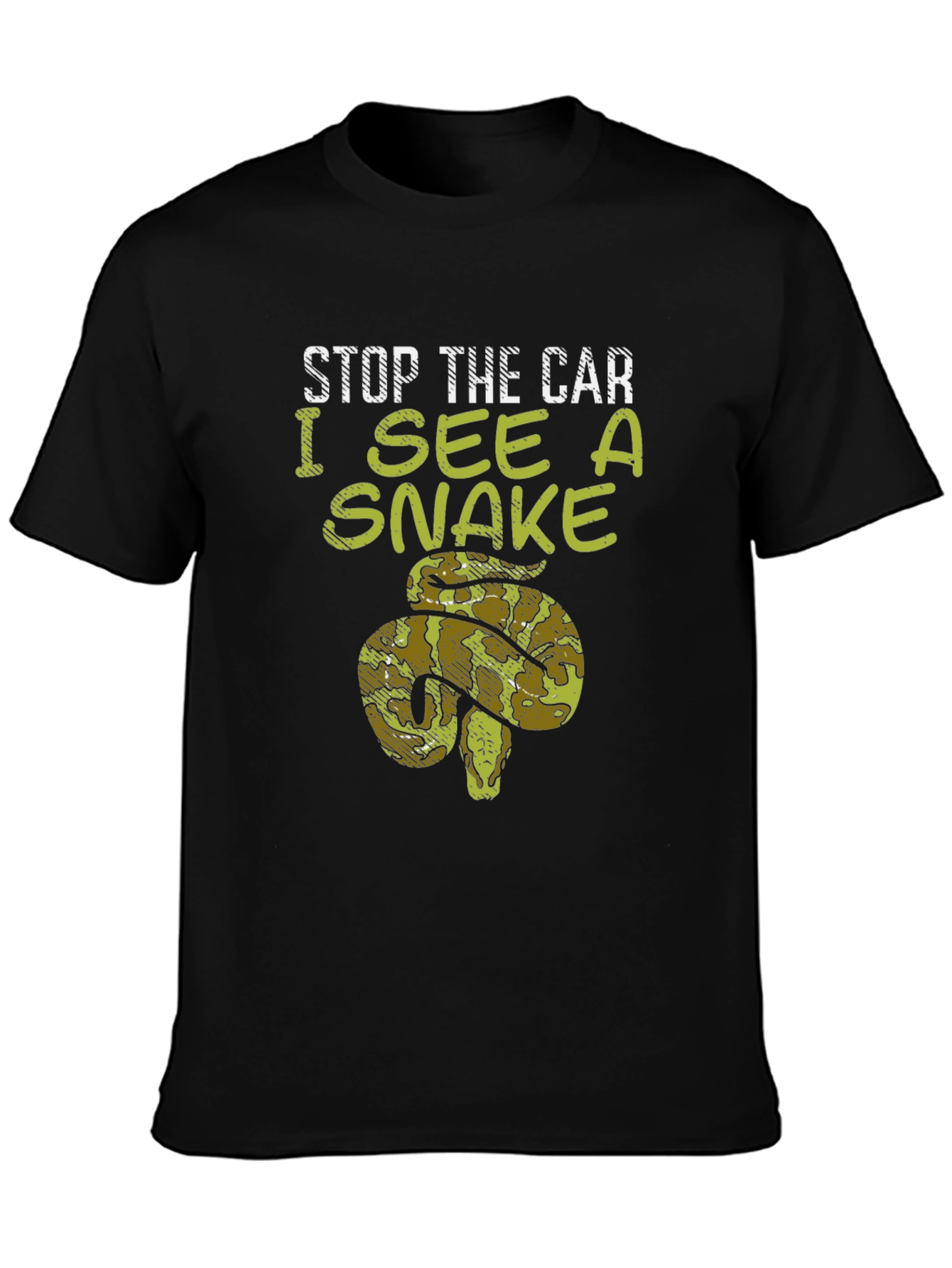 Stop The Car Snake T-Shirt Funny Graphic Tee
