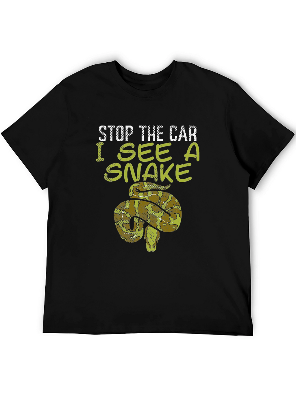 Stop The Car Snake T-Shirt Funny Graphic Tee
