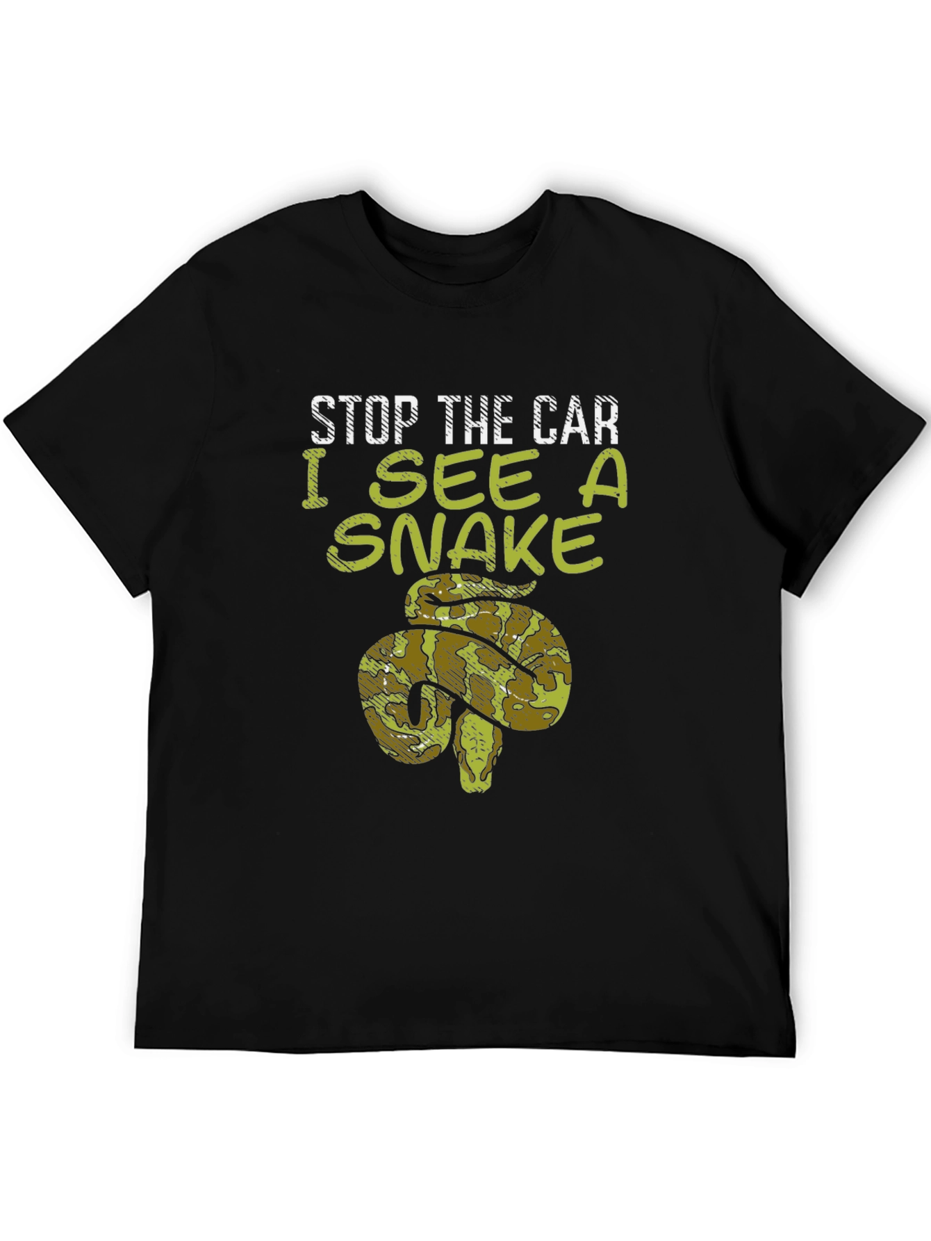 Stop The Car Snake T-Shirt Funny Graphic Tee