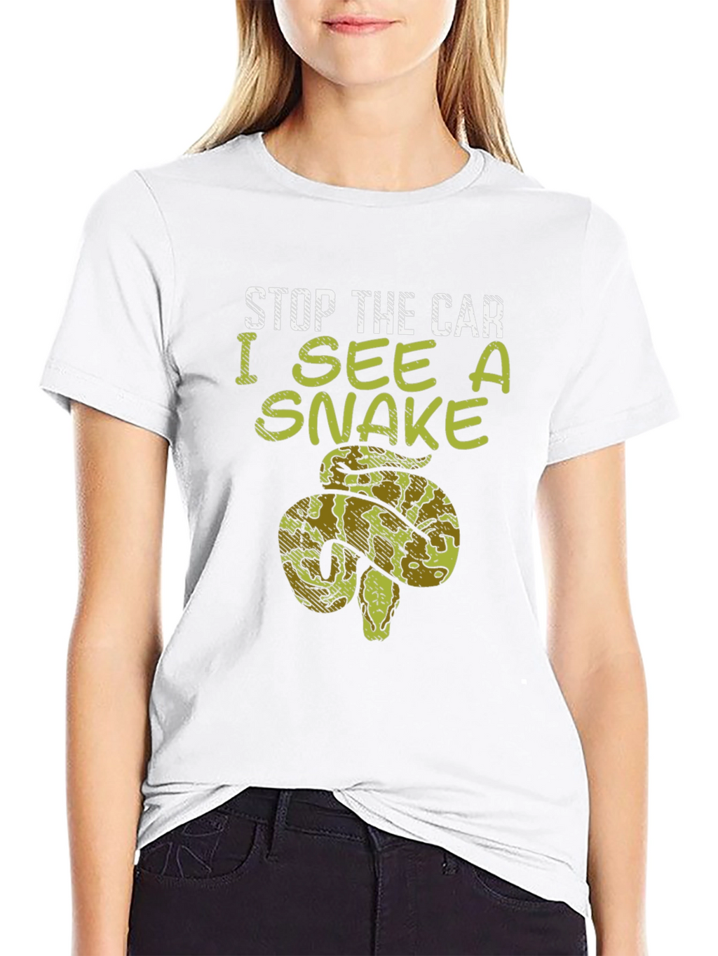 Stop The Car Snake T-Shirt Funny Graphic Tee