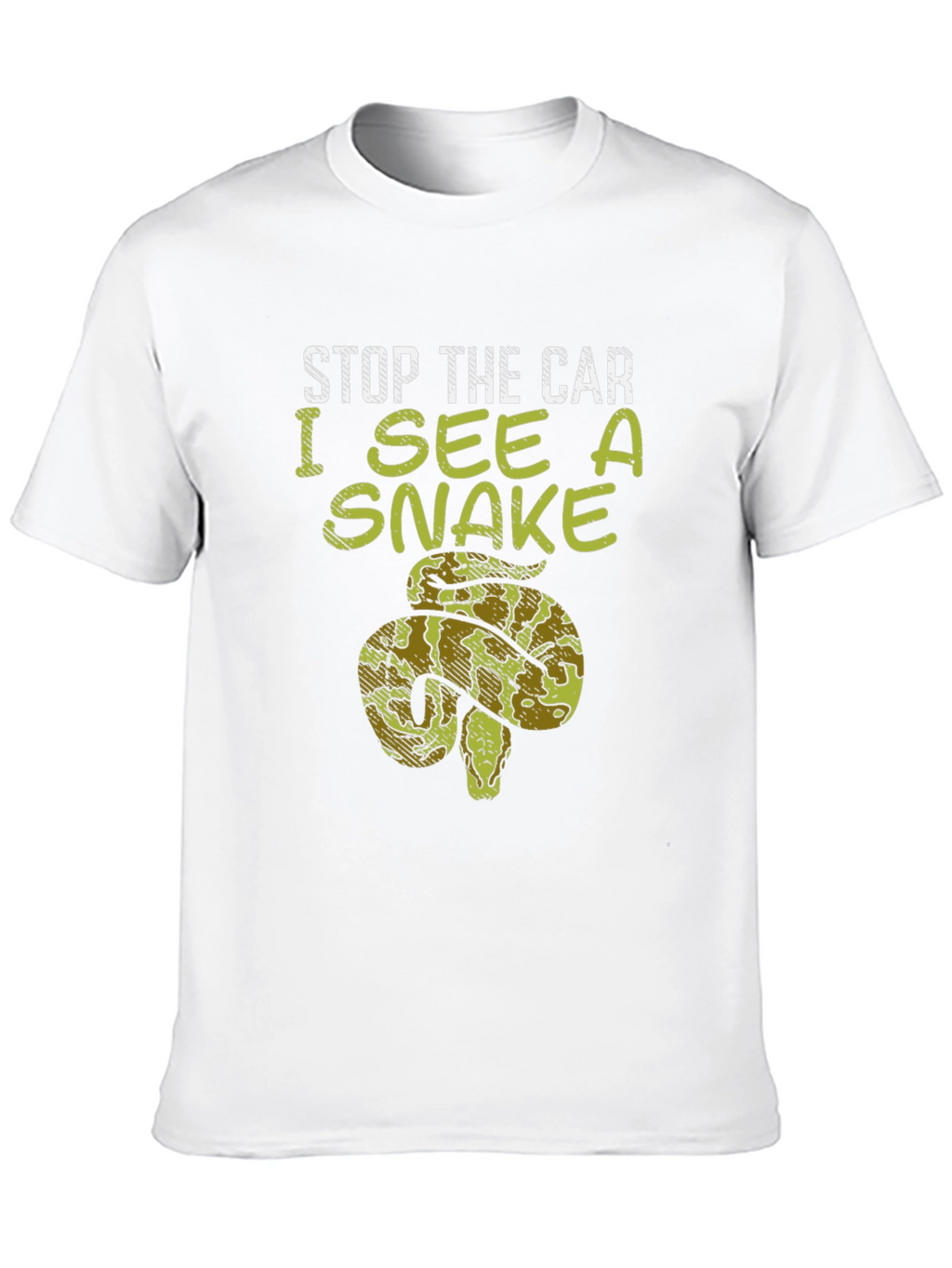 Stop The Car Snake T-Shirt Funny Graphic Tee