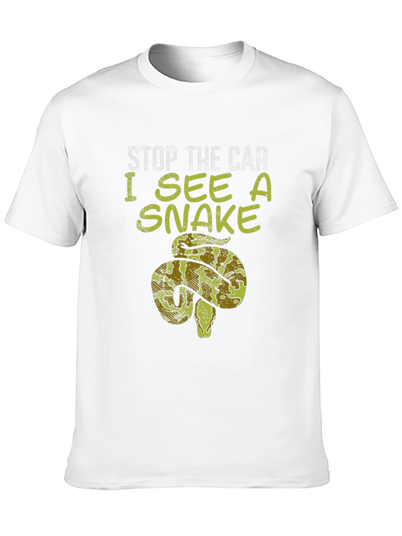 Stop The Car Snake T-Shirt Funny Graphic Tee