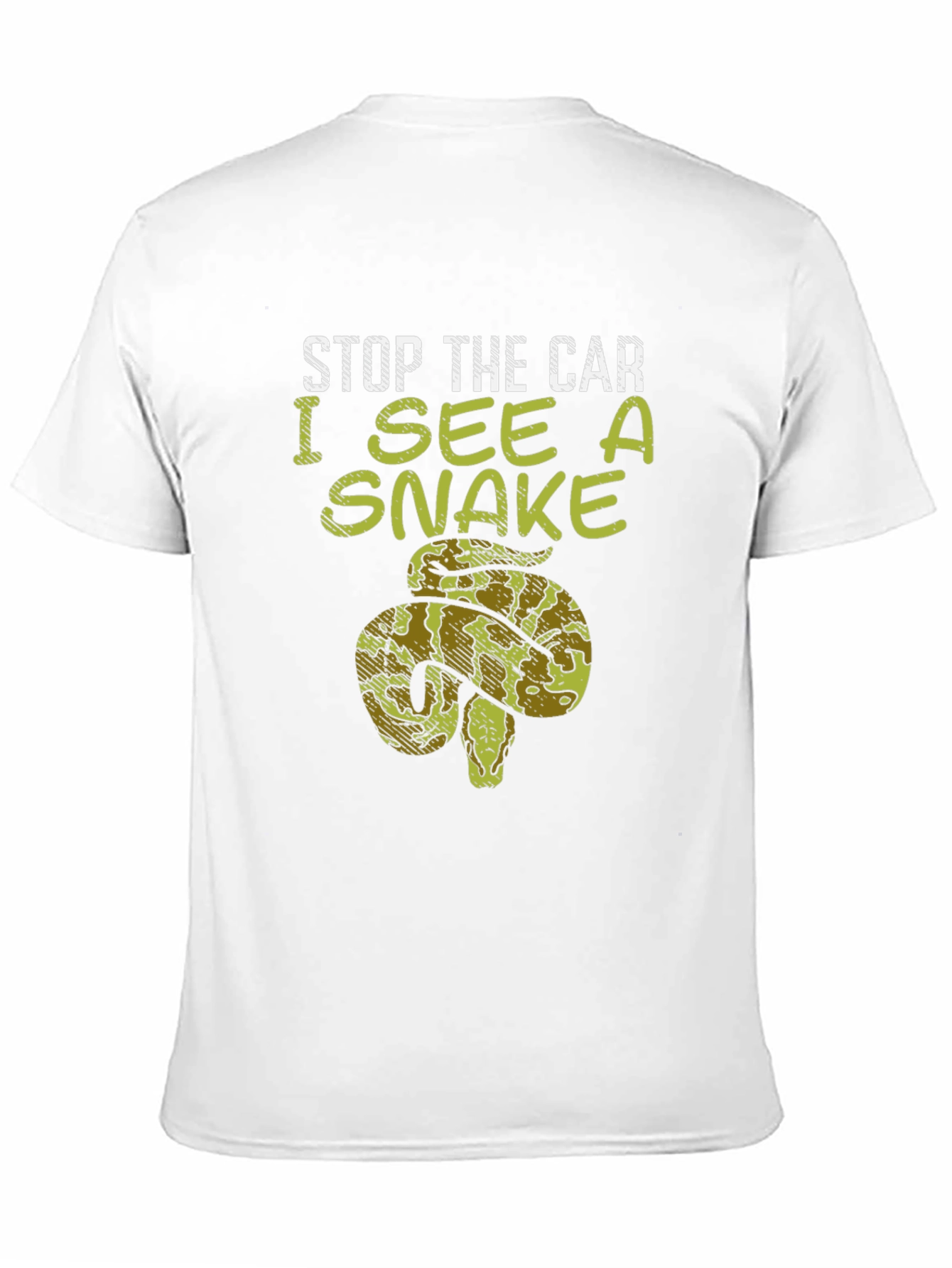 Stop The Car Snake T-Shirt Funny Graphic Tee