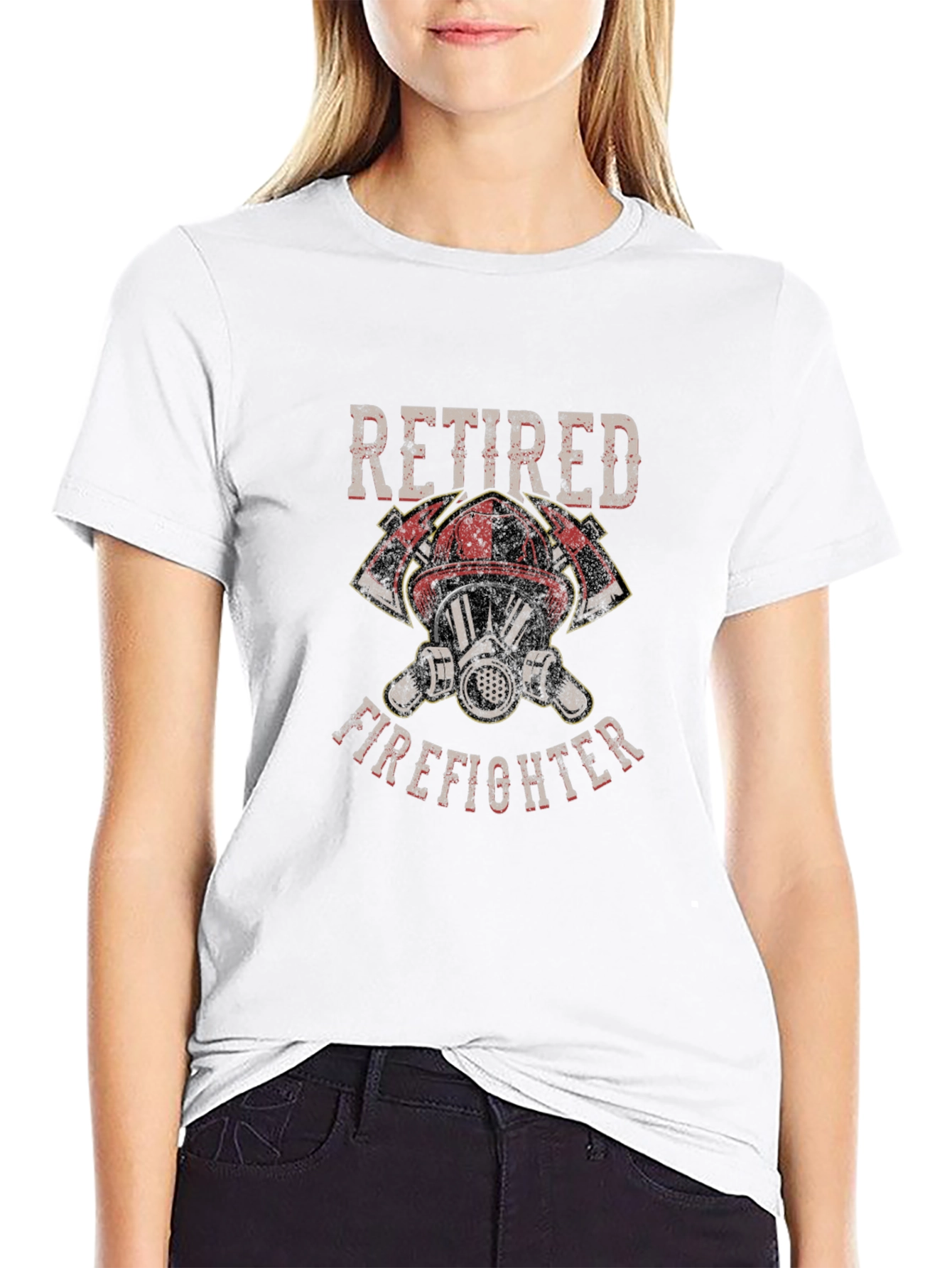 Retired Firefighter Graphic T-Shirt