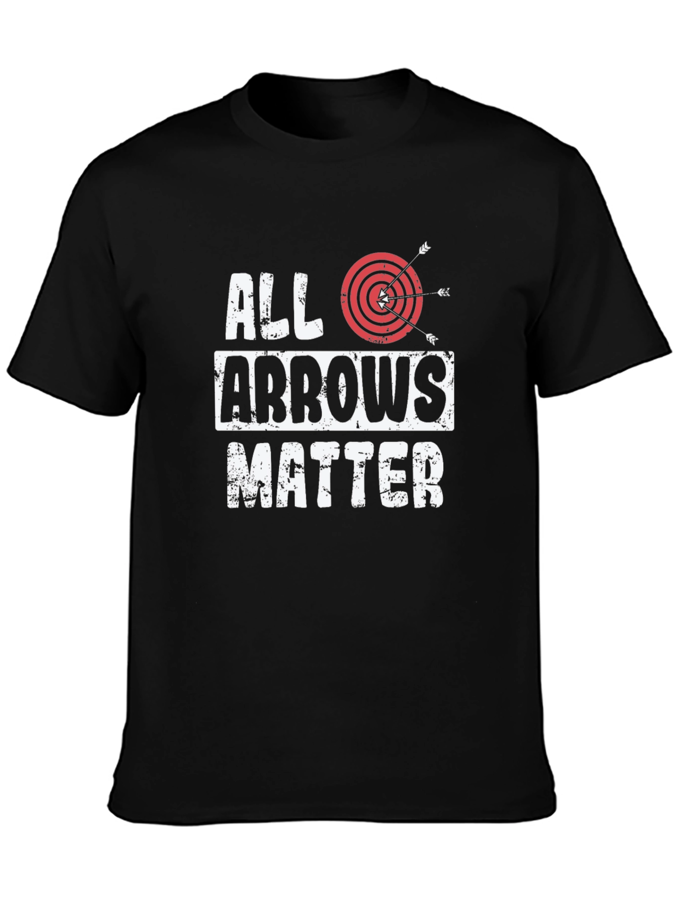 All Arrows Matter Graphic Tee - Archery Target Shirt