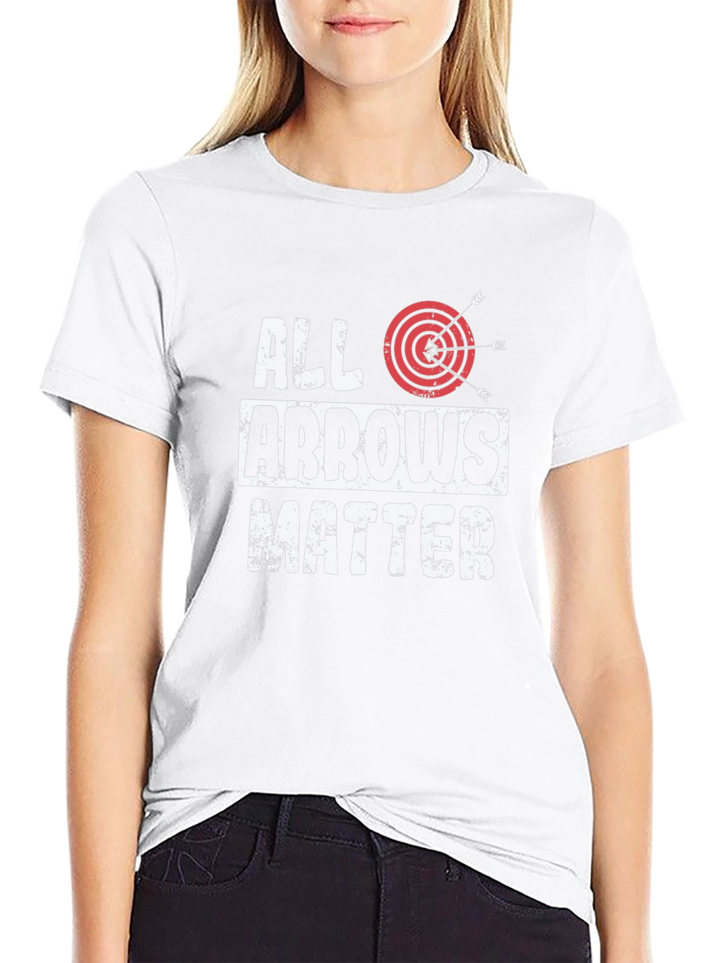 All Arrows Matter Graphic Tee - Archery Target Shirt