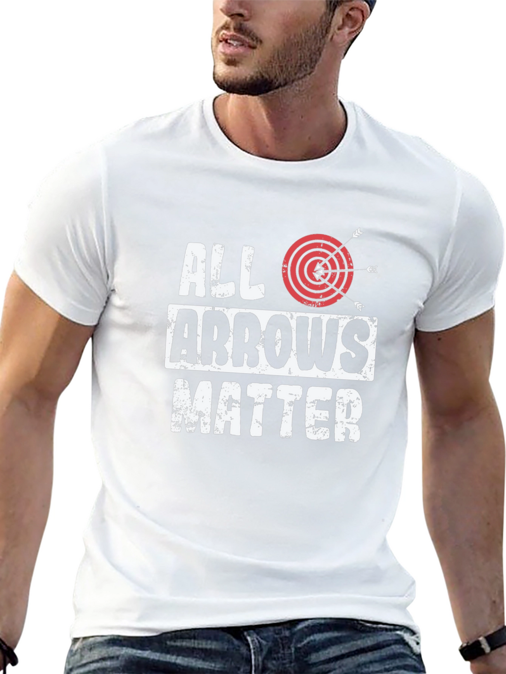 All Arrows Matter Graphic Tee - Archery Target Shirt