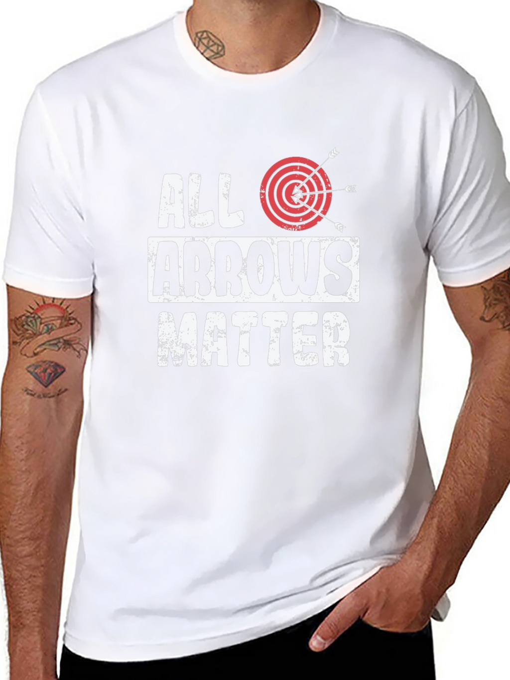 All Arrows Matter Graphic Tee - Archery Target Shirt
