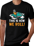 This Is How We Roll Snowmobile T-Shirt
