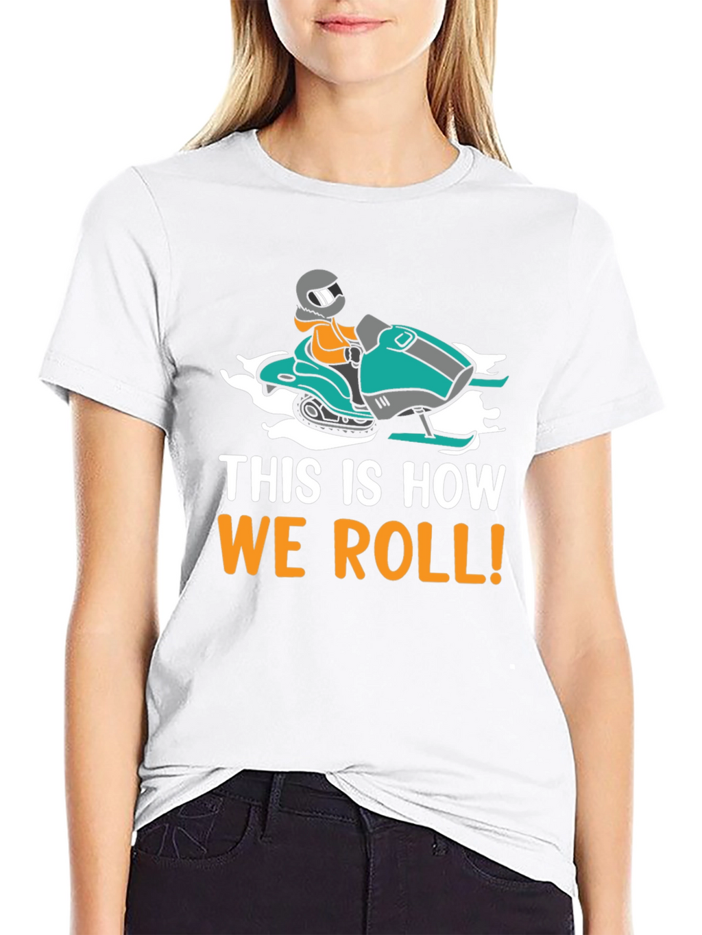 This Is How We Roll Snowmobile T-Shirt