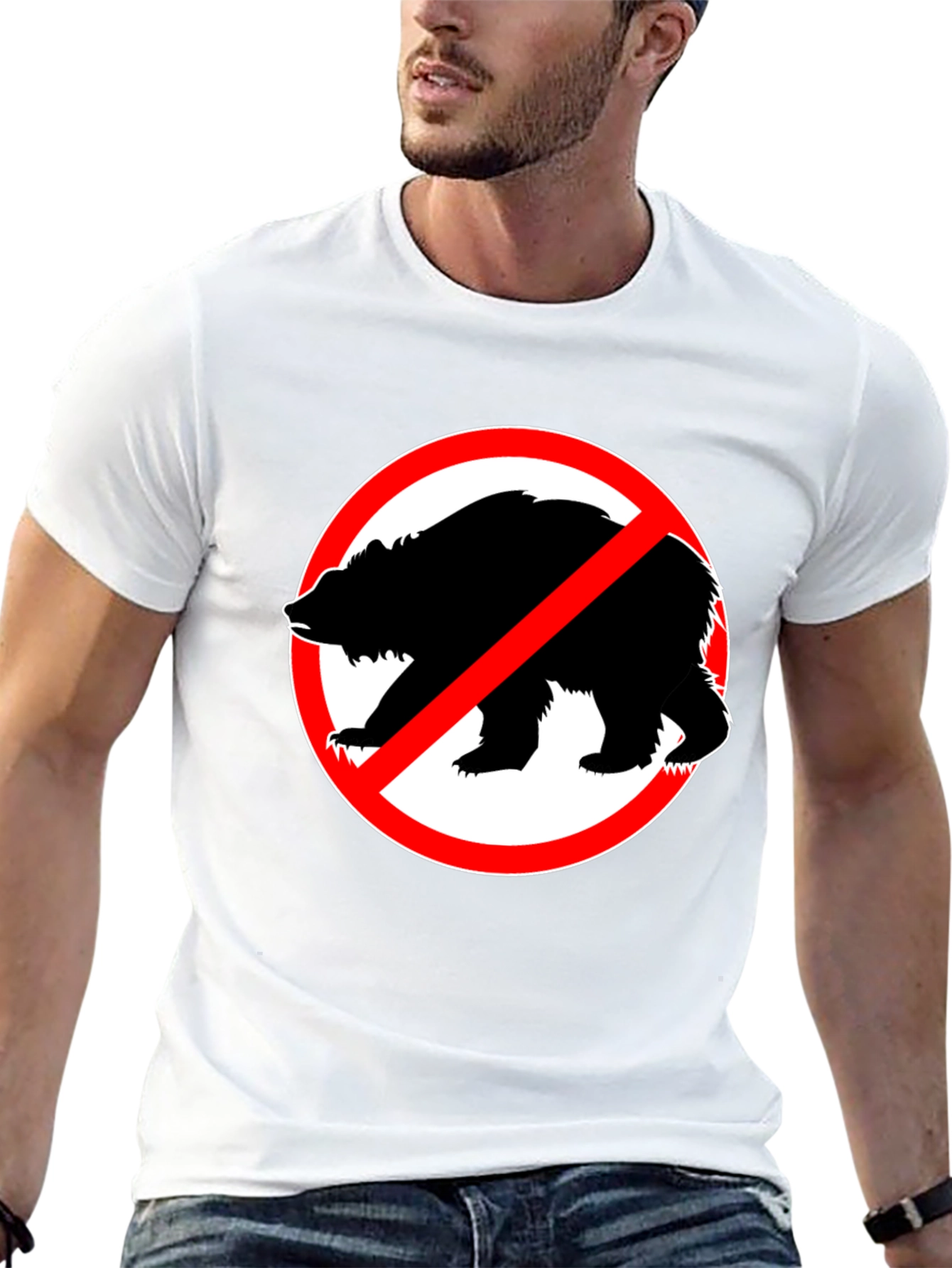 No Bears Allowed Graphic T-Shirt
