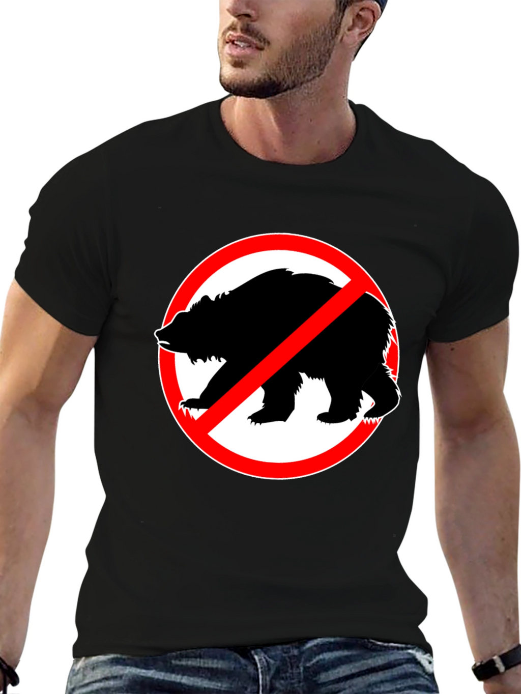 No Bears Allowed Graphic T-Shirt