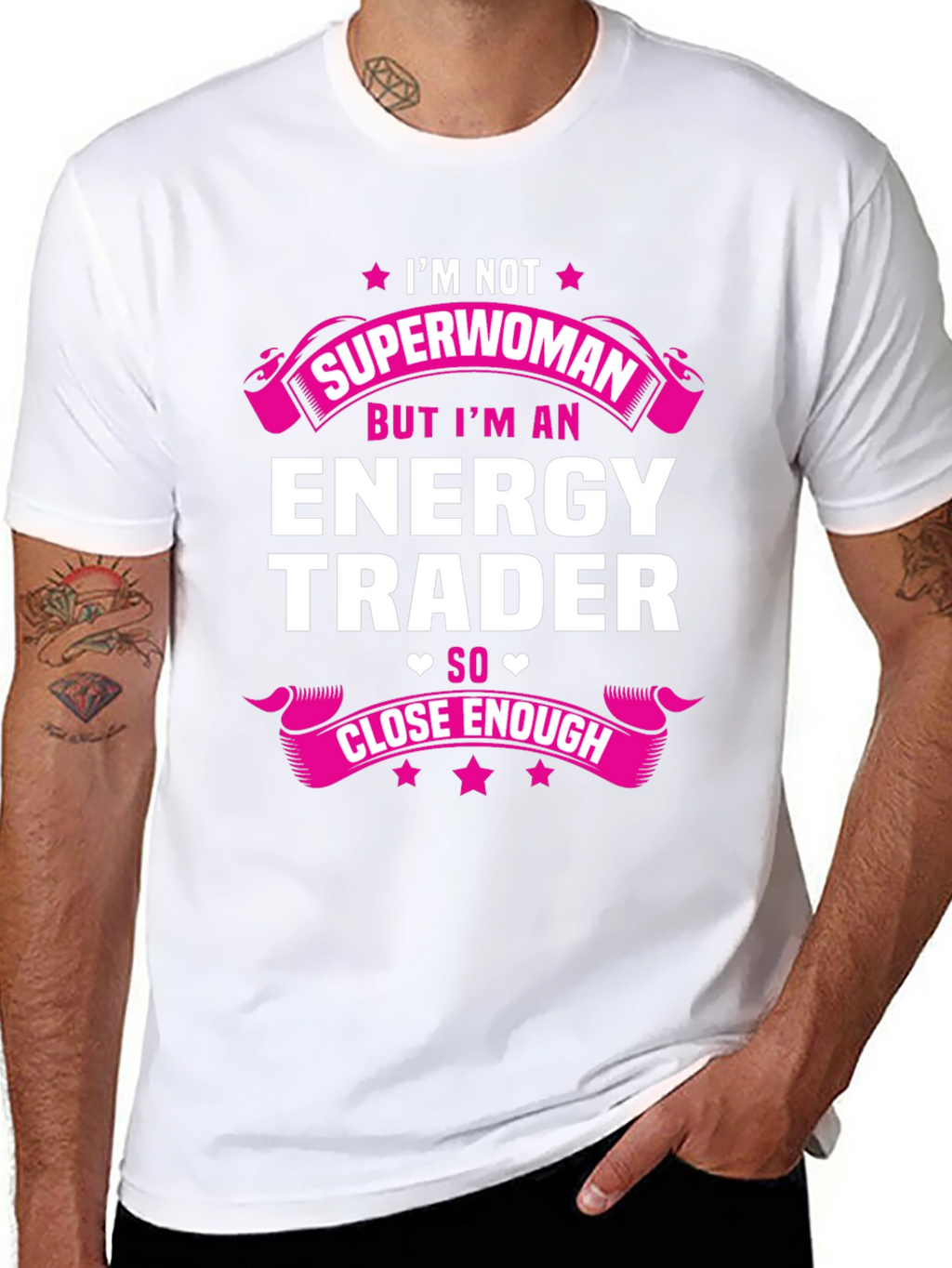 Energy Trader T-Shirt: Im Not Superwoman