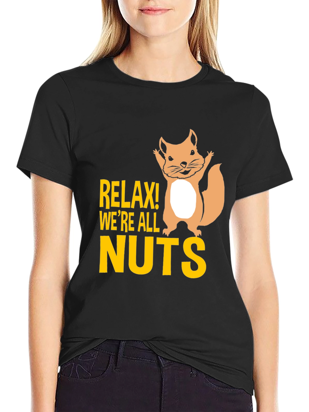 Relax Were All Nuts Graphic T-Shirt
