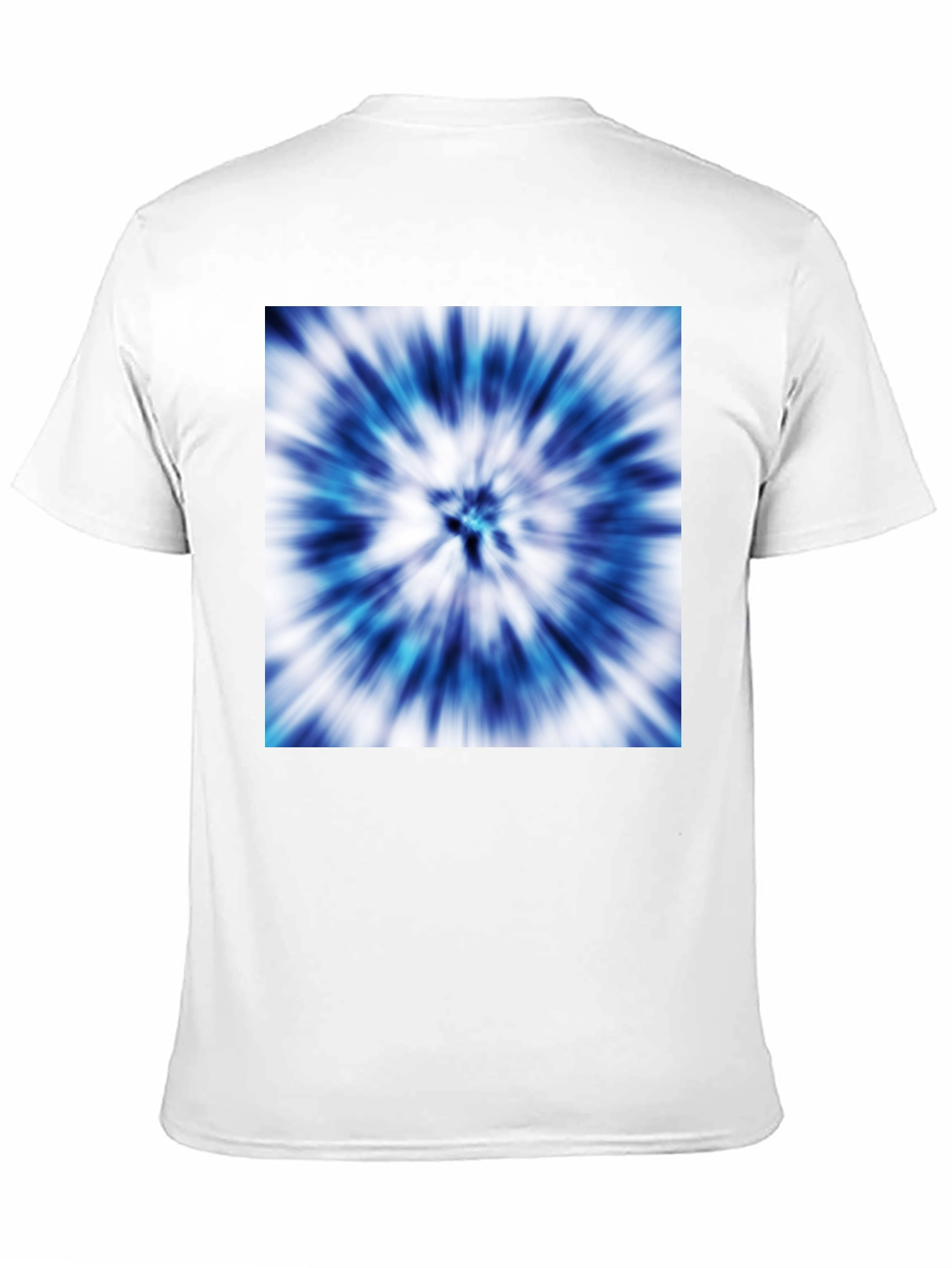 Blue Tie-Dye Graphic Tee - Stylish Casual Wear